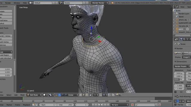 Unity3d создание персонажа. Часть 1 ( Создание модели персонажа ) смотреть онлайн