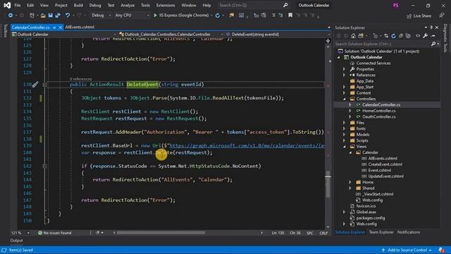 Delete Outlook Calendar Event | Outlook Calendar Integration | Part-9 смотреть онлайн