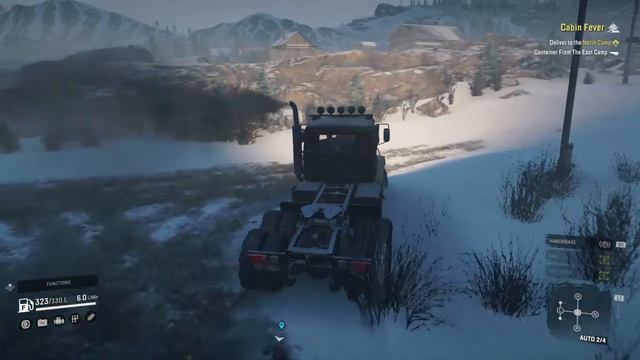 Snowrunner Kola Peninsula map walkthrough PS4 part 036 смотреть онлайн