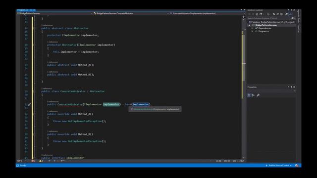 Design Pattern Bridge, C# (ENGLISH) смотреть онлайн