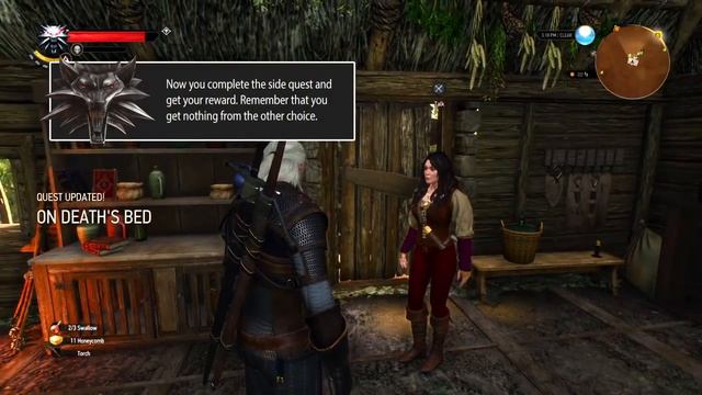 [Witcher 3] The Fate of Lena (On Death's Bed - choices) смотреть онлайн