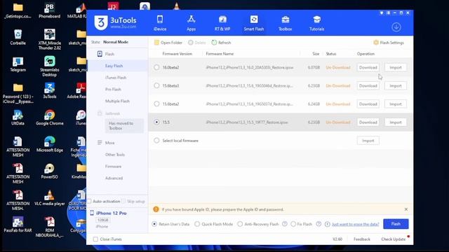 comment flasher un iPhone IPHONE 12 PRO sur 3utools смотреть онлайн