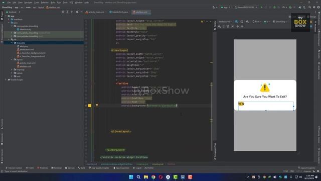 Custom Alert Dialog Box in Android Studio | Master Lavel A To Z смотреть онлайн