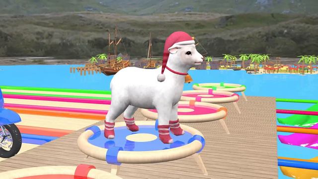 5 Giant Duck, Monkey, Piglet, chicken, dog, cat, cow, Sheep, Transfiguration funny animal 2023 смотреть онлайн