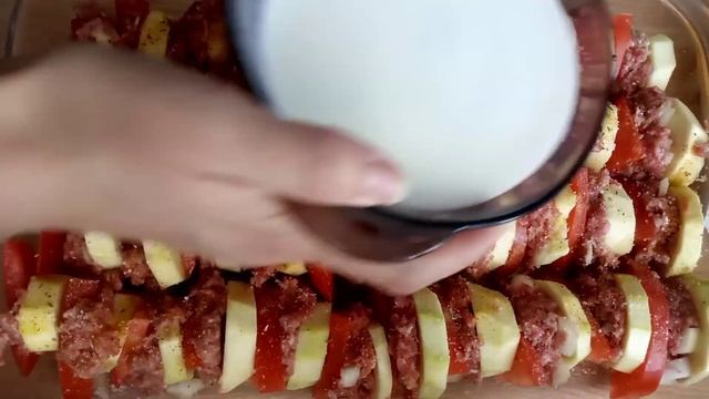 Фарш с кабачками и помидорами смотреть онлайн