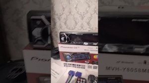 Обзор магнитолы PIONEER.GB MVH-Y8058MBT!!!