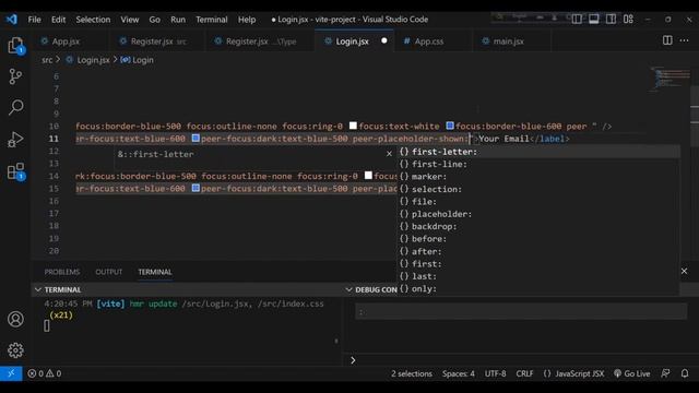 How To Create A Website With Login And Register | React, Vite, and Tailwind CSS. смотреть онлайн