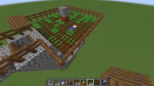 Iron Food and Villager Farm | Java 1.18.1 | All in One - Villager Breeder & Iron Farm & Veggie Farm смотреть онлайн