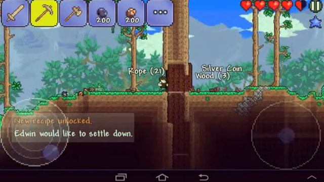 Play Terraria Android Season1 New World смотреть онлайн