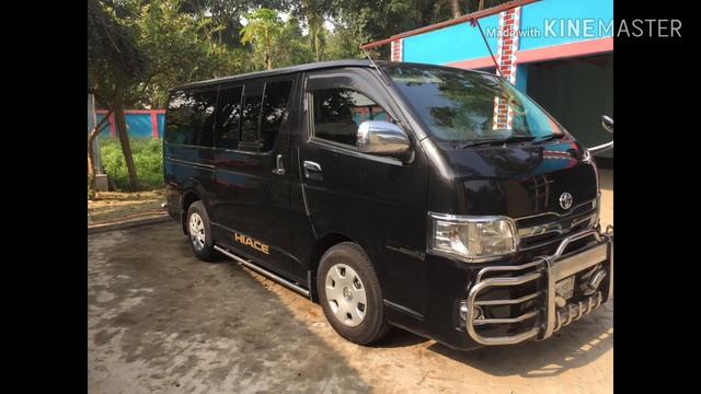 Bangladesh Toyota Hiace/Diesel//KDH//used carfor sale/Black car for sale. Number:01820934742 смотреть онлайн