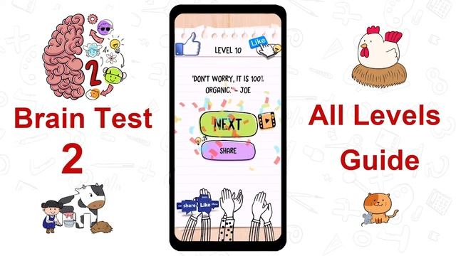 BRAIN TEST 2: Monster Hunter Joe Walkthrough Levels 1-21 GAMEPLAY GUIDE смотреть онлайн