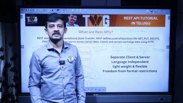 what is rest api explained in telugu by telugu web guru смотреть онлайн