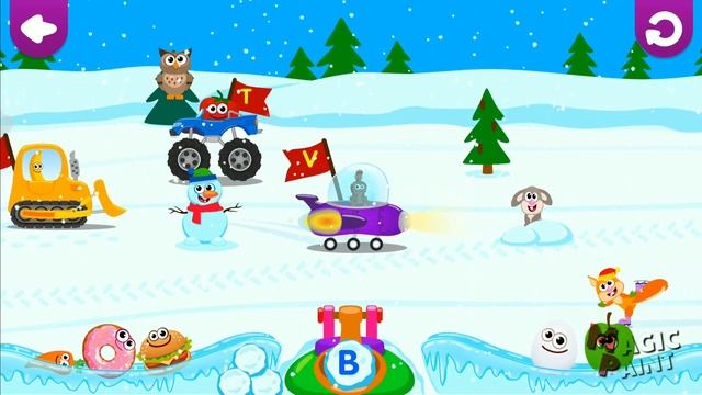 [Funny Food 4 App] Magic Paint ABC - ABC games for toddlers and babies! kid! смотреть онлайн