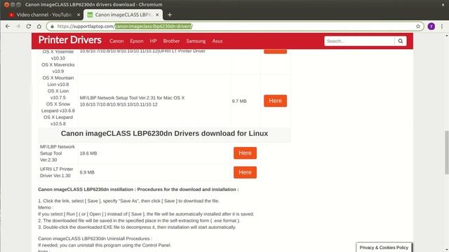 canon imageclass lbp6230dn drivers windows 10 32 64bit Mac смотреть онлайн