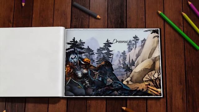 Foto libro acuarela Warcraft смотреть онлайн