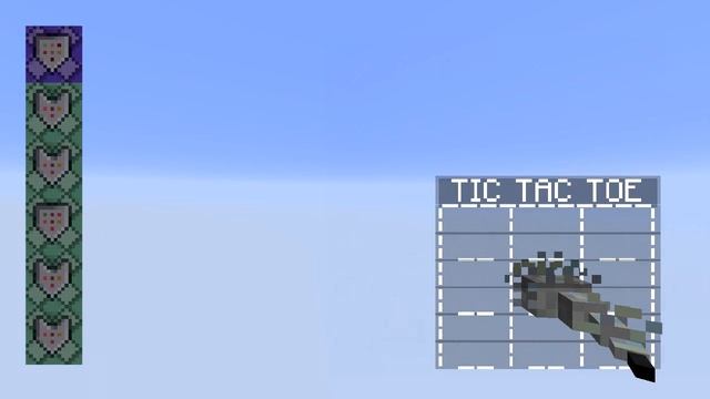 Minecraft | One command Tic Tac Toe смотреть онлайн