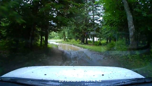 Неправильный проезд брода RAV4(1) на р.Белой, КЧР. смотреть онлайн