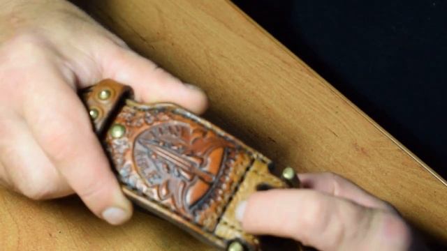 Ремень из кусков кожи под Крокодила. 5ч. Эксклюзивные изделия из кожи. смотреть онлайн