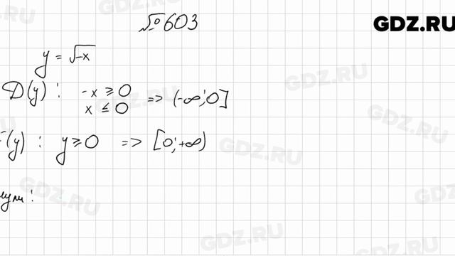 № 603 - Алгебра 8 класс Мерзляк смотреть онлайн