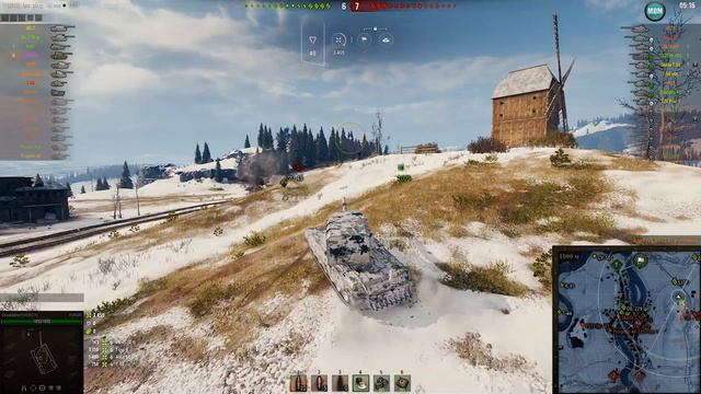 FV4005 Stage II на карте Эрленберг-Штурм, 10.7К Урона, 9 фрагов. WoT 1.6.1. 2К VIDEO. смотреть онлайн