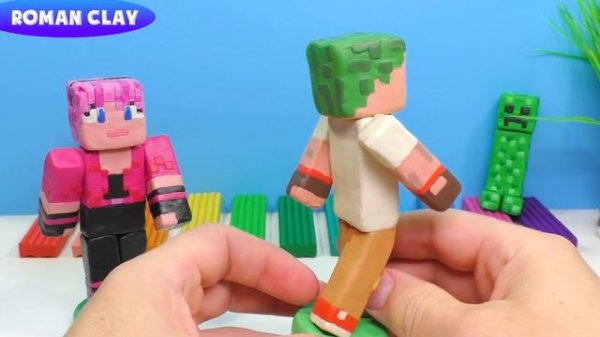 Minecraft ? Making OCELOT, PIG and DILLERON with Clay