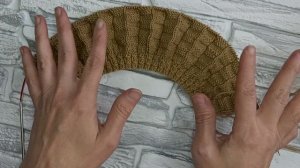 МК Берет спицами для куклы