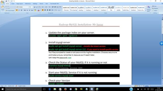 How To Install MySQL in Ubuntu | MySQL Database | Hadoop Tutorial |@OnlineLearningCenterIndia смотреть онлайн