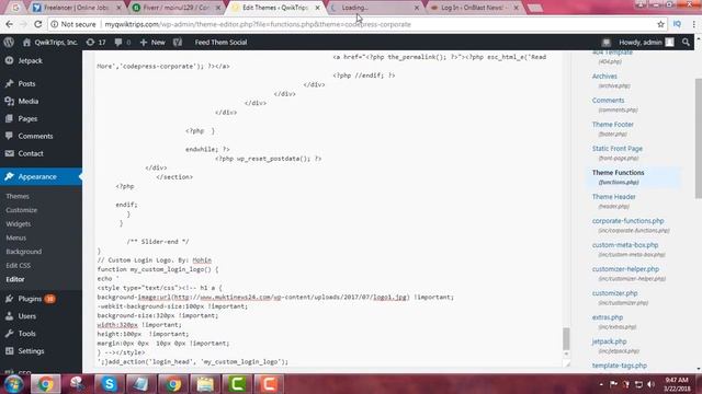 How to setup WordPress login logo । Login logo setup tutorial смотреть онлайн