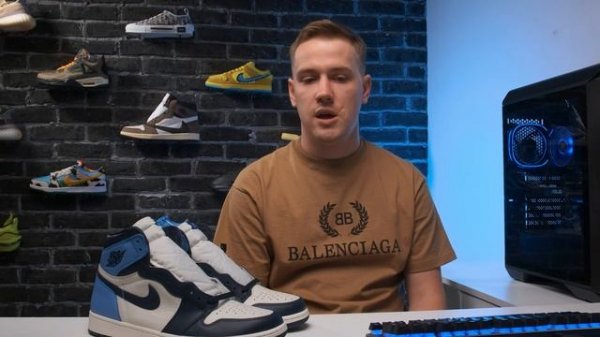 СНОВА ПАЛЬ ЛУЧШЕ. Обзор сравнение оригинала и подделки Air Jordan 1 High Obsidian.