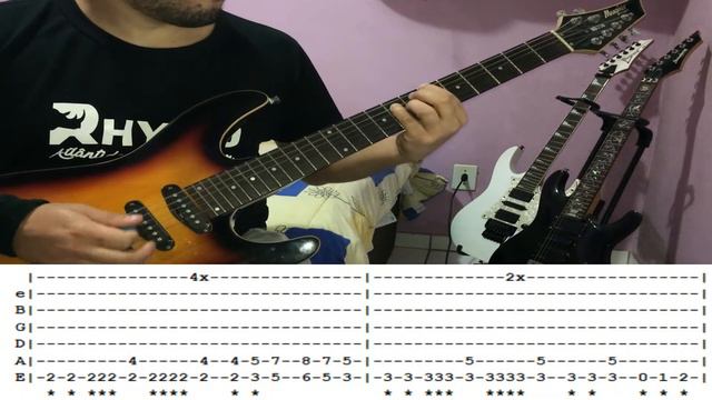 MEGADETH - 99 Ways To Die - GUITAR LESSON WITH TABS смотреть онлайн