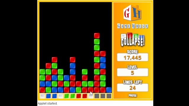Collapse! Yahoo Java Version Gameplay смотреть онлайн