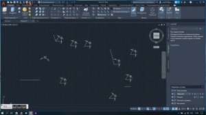 автокад перемещение совмещение отрезков