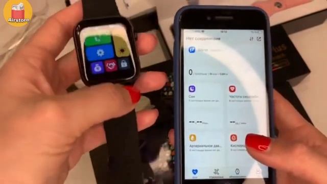 Обзор смартчасов M26+ ( лучшая реплика Apple Watch 6) Настройка и подключение к телефону