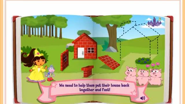dora fairytale fiesta game смотреть онлайн
