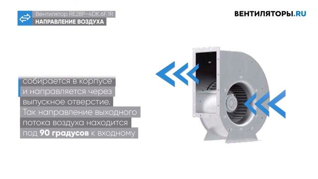Обзор вентилятора RE28P 4DK 6F 1R Ziehl Abegg | ВЕНТИЛЯТОРЫ.RU
