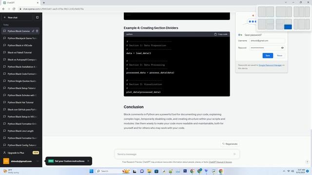 python block comment смотреть онлайн