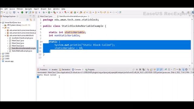 Static Keyword in Java | With Examples | Blocks, Variables, Methods and Classes смотреть онлайн