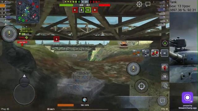 ЛУЧШИЙ ТАНК ИГРЫ - FV215b | wot blitz смотреть онлайн