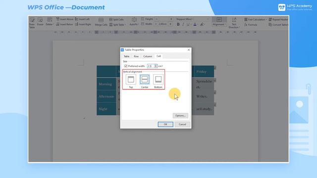 [WPS Academy] 1.3.7 Word: How to adjust the overall width and font position of the table смотреть онлайн