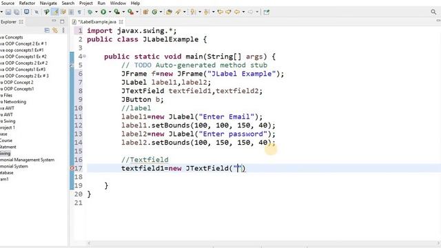 JLabel Example in Java Swing | Lecture # 74 | Learn Programming смотреть онлайн