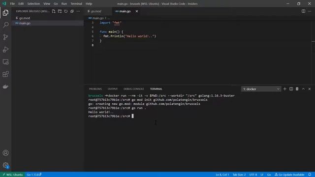 A way to setup development environment for go projects смотреть онлайн