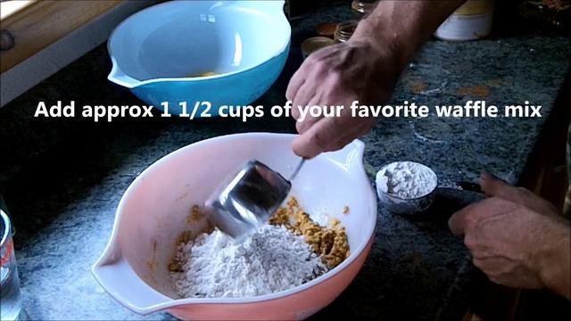 HARVEST TIME WAFFLES.  Two Delicious And Nutritious Waffle Recipes