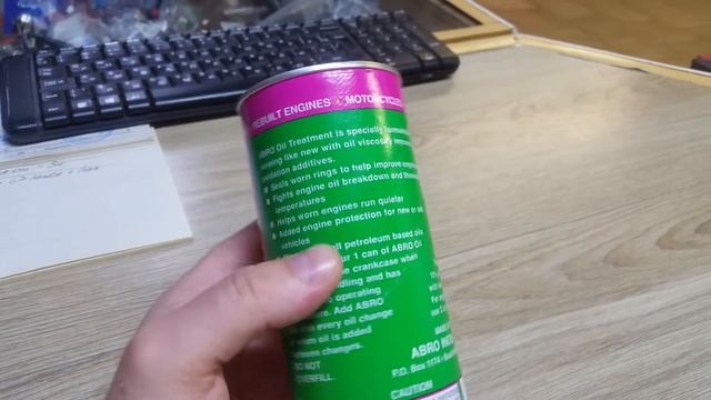 Присадка стоп-дым.Для двигателей автомобилей и грузовиков!Летняя присадка для мотора.ABRO SMOKE STO смотреть онлайн