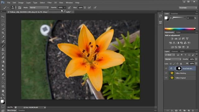 Photoshop CS6 Selective Colorization using Adjustment Layers and Masks смотреть онлайн