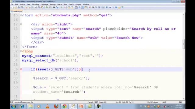 New PHP MySQL Tutorials in Urdu Hindi part 35 searching data in database YouTube 480p смотреть онлайн