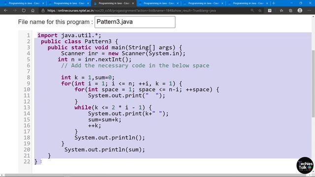NPTEL Programming in Java Week 8 All Programming Assignment Solutions || August 2020 || Swayam смотреть онлайн