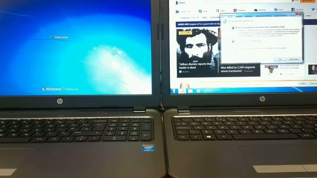 Two HP 250 G3 one with SSD one without смотреть онлайн