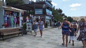 Крым Судак прогулка по набережной