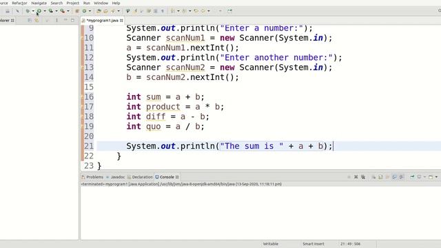 Tutorial 6 - Basic calculator in java смотреть онлайн