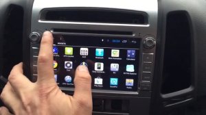 Hyundai santa Fe radio removal -Multimedia 2 DIN Android radio
